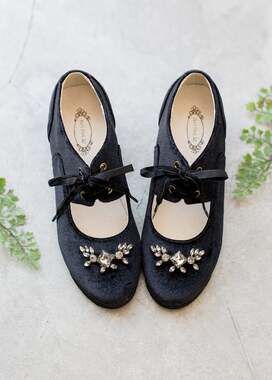 Joyfolie Mia Joy Tribeca Bootie in Black Girl's Shoes Size T12